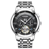 Mens Watches Fashion Top Brand Luxury Business Automatic Mechanical Watch Men Casual Waterproof Watch Relogio Masculino+Box